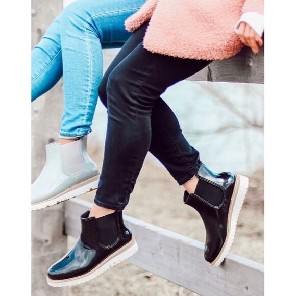 Cougar Women's Kensington Black Waterproof Chelsea Ankle Rain Boots Size 9 NWOB - Picture 2 of 14